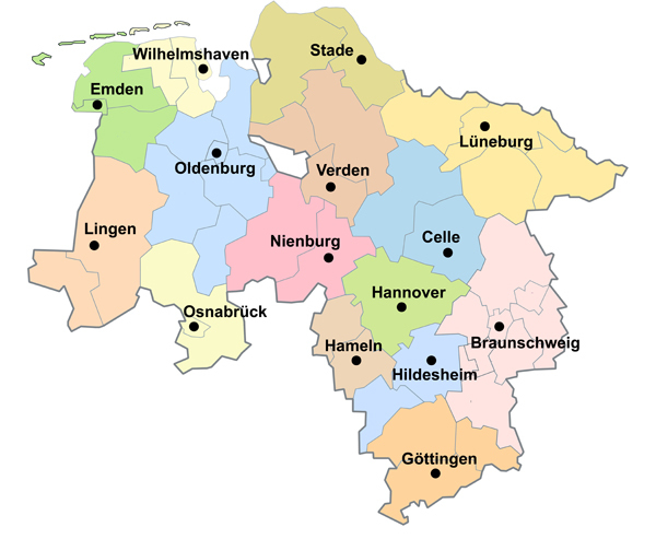 Arbeitsgerichtsbezirke